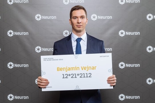 Finanční prémie Ceny Neuron 2018 - Benjamin Vejnar
