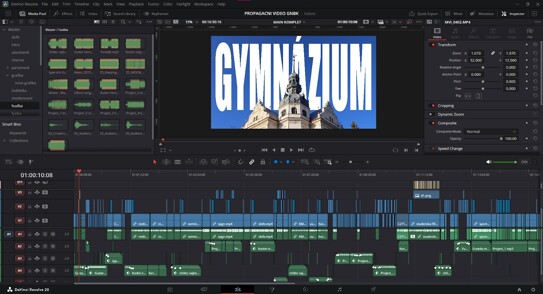 Max Jelínek - propagační video školy - maturitní práce