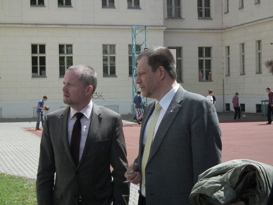 návštěva ministra Fialy