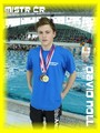 Student David Noll je trojnásobným Mistrem České republiky v plavání!