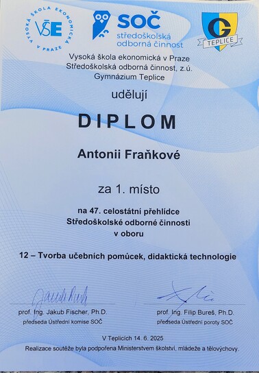 FRANKOVÁ_1 CP SOČ 25