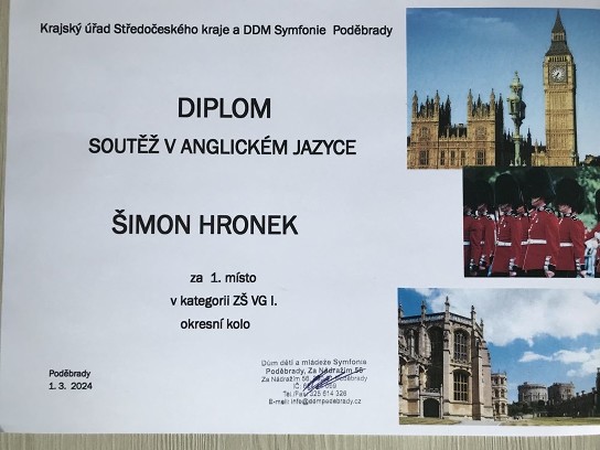 Konverzační soutěž 2024 - okresní kolo