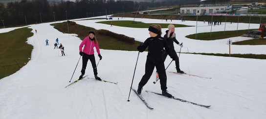 Na běžkách ve Vrchlabí