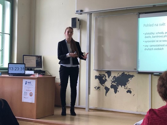 ŠK SOČ 2020-M. Vítů při obhajobě 2