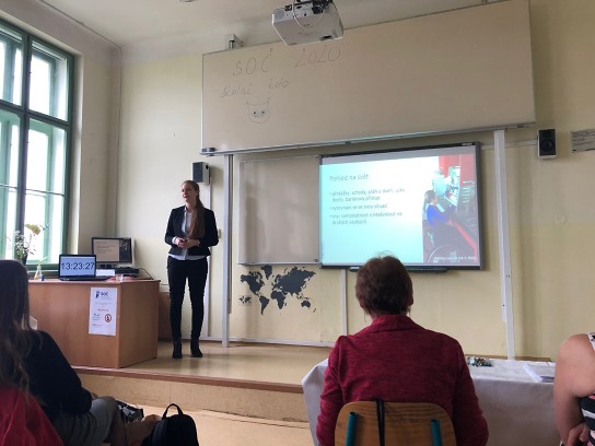 ŠK SOČ 2020-M. Vítů při obhajobě 3