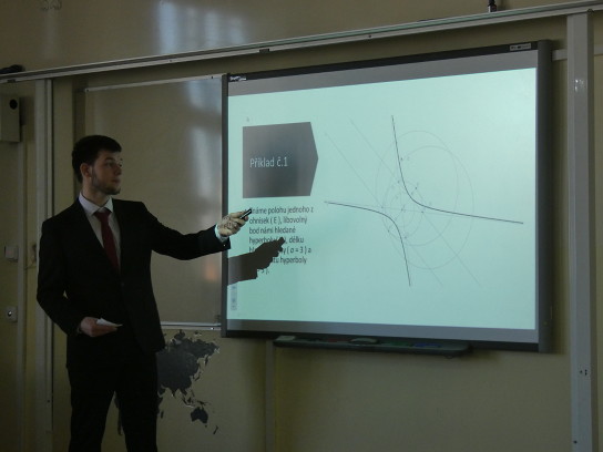 V. Drška obhajuje svou SOČ