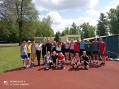 Stříbrné družstvo dívek na atletickém Poháru rozhlasu pro 6. - 7. ročník ZŠ 