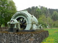 původní turbína elektrárny ve Spálově (Historiáda 2018 Ž.B.)