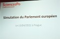 Simulation du Parlement européen